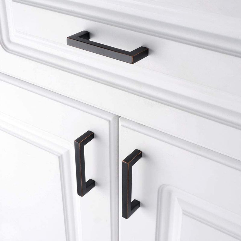 KOOFIZO Oil Rubbed Bronze Cabinet Pulls Bronze Cabinet Handles, 10 Pack 3 Inch Rubbed Bronze Hardware for Kitchen Cabinets Drawer Dresser 1816 Cupboard Bedroom Bathroom Vanity - Image 4